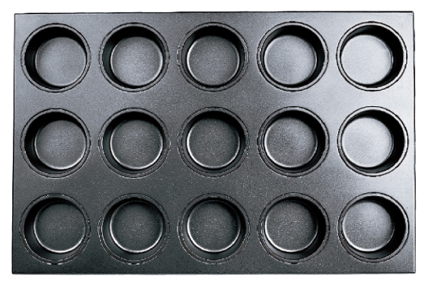 SN9222 Противень для выпечки "Джамбо Маффин" 15шт, 600х400, 95x80,35мм