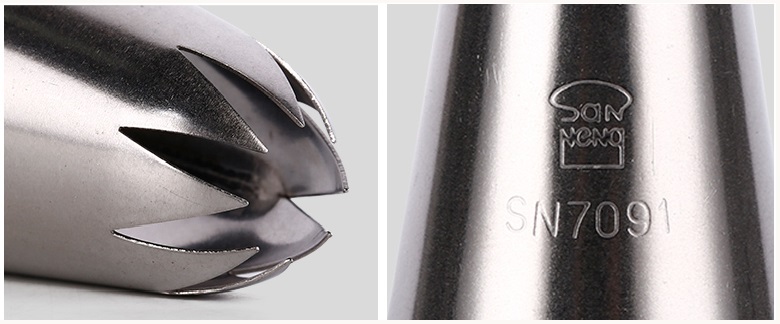 SN7091 Наконечник на кондитерский мешок Цветочек 18,5X30X45