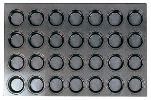 SN9084 Противень для выпечки Маффин 600х400х34, 63х54х30, 28 шт