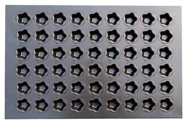 SN9426 Противень для выпечки мини звезда 54 шт, 600х400