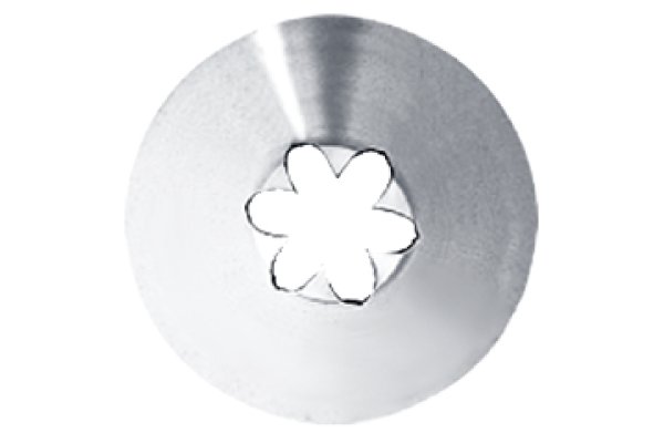 SN7085 Наконечник на кондитерский мешок Цветочек 9X18X35