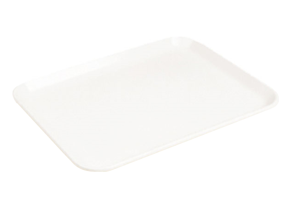SN4327 Поднос для выкладки продукции прямоугольный, белый рис, 270*210*17