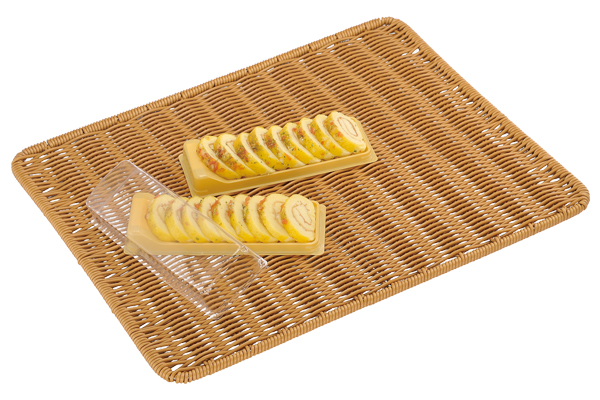 SN4547 Поднос пластиковый "плетеный" 500*400