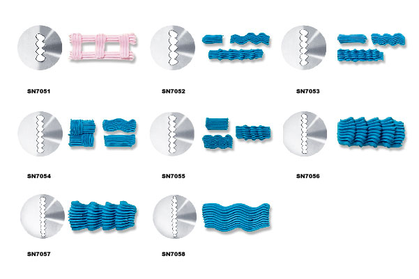 SN7051 Наконечник на кондитерский мешок Забор 6х18х35