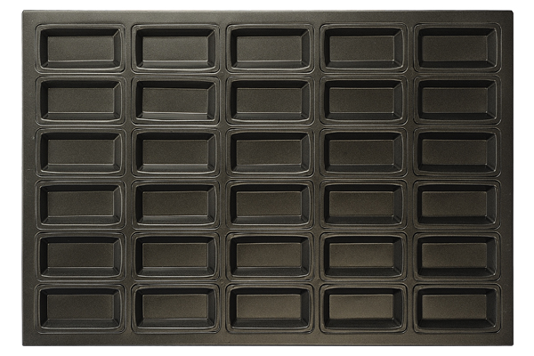 SN9037 Противень для выпечки Прямоугольник 30шт 600х400х19 / 95х45х15