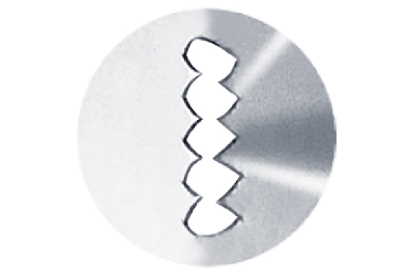SN7052 Наконечник на кондитерский мешок Забор 8х18х35