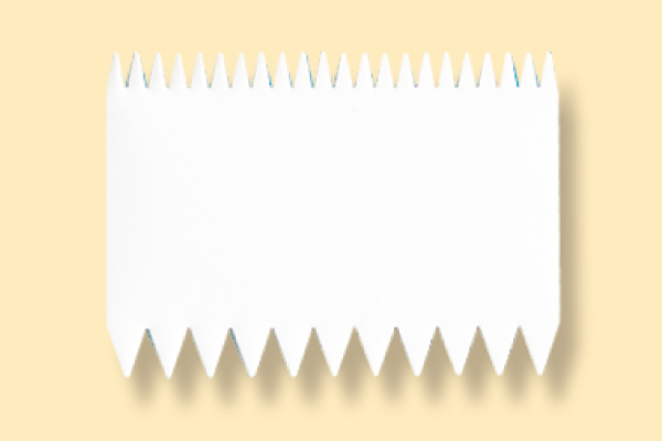 SN4092 Скребок-гребенка декораторская пластик. 110х76