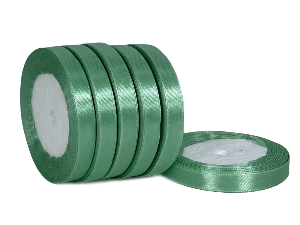 Лента атласная цвет тиффани INVI длина 25 ярд (23±1м) ширина 10 мм