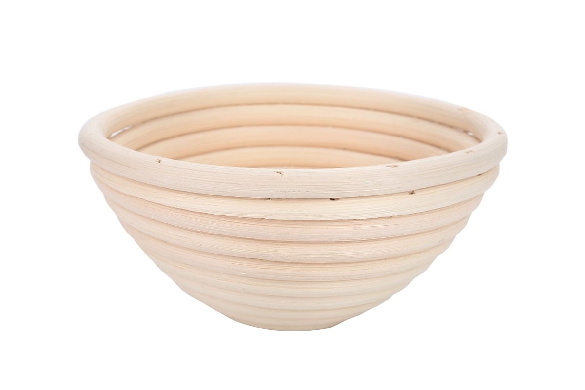 SN4515 Форма круглая из лозы (ротанга) для расстойки теста 110*60 (на 60 гр теста)