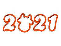 Набор форм "Формы для пряников 2021" 3 шт Z09 (9 см)