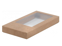 Коробка для шоколадной плитки 180*90*17 мм (КРАФТ)