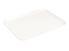 SN4327 Поднос для выкладки продукции прямоугольный, белый рис, 270х210х17