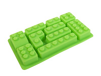 JSC2169 Форма для шоколада "Конструктор Лего", силиконовая 10 ячеек, 15*8 см