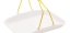 SN4330 Корзина для выкладки продукции пластиковая (белый-оранжевый) 400х300х60