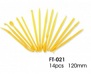 FT-021 Набор палочек для моделирования из сахарной мастики, марципана 14шт. 120мм