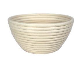SN4513 Форма круглая из лозы (ротанга) для расстойки теста 180х90 (на 280 гр теста)