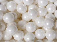 Сахарные шарики Белые перламутровые 10 мм New
